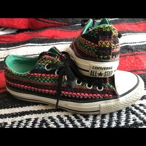 Multi Color Low Top Converse